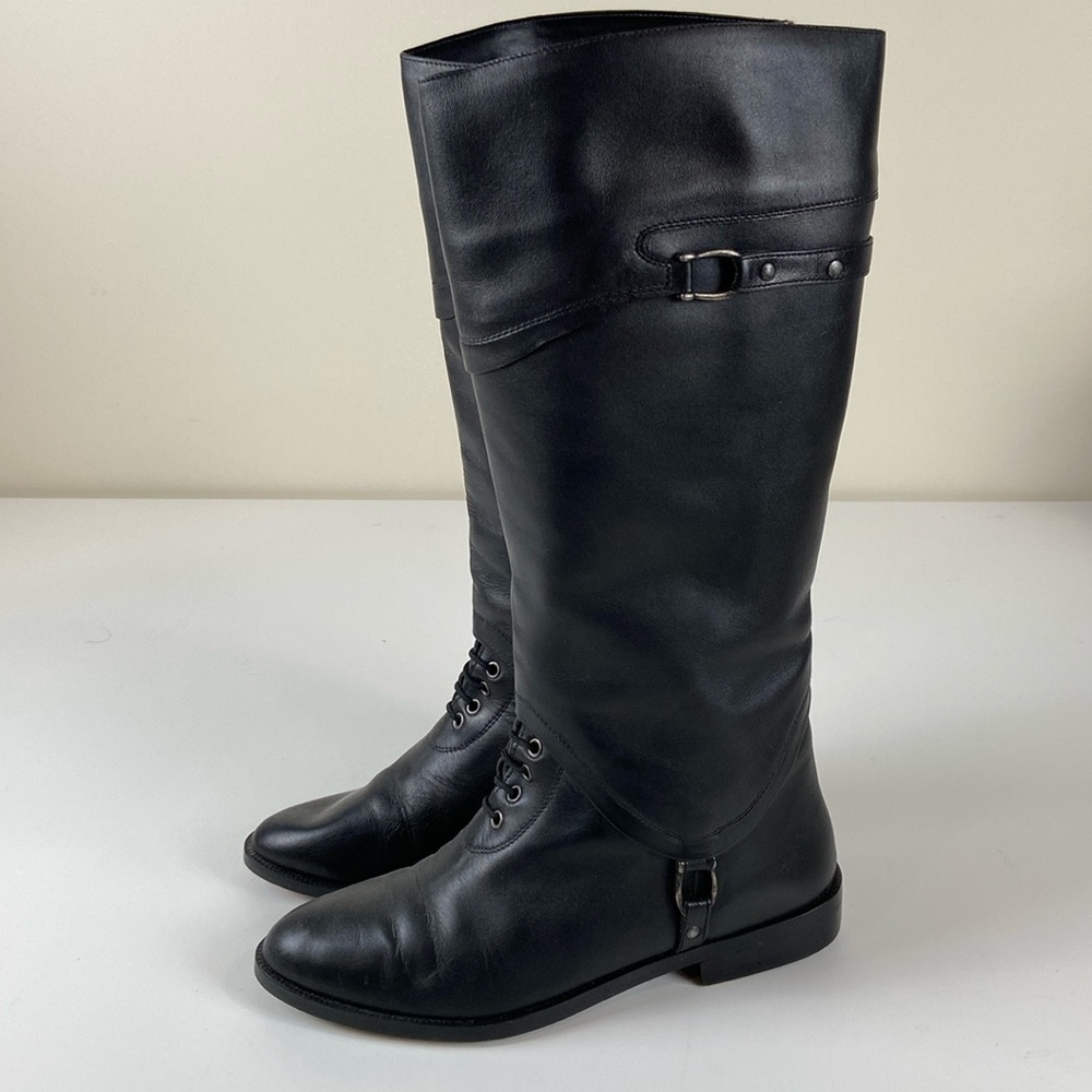Pazzo leather riding equestrian boots Womens 6 1/2 M